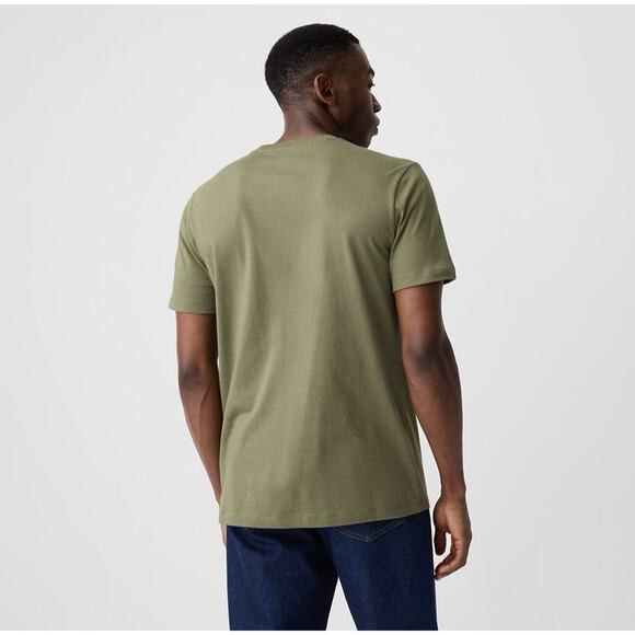 NEW MENS GAP GREEN LOGO EVERDAY SOFT T-SHIRT SIZE M - Picture 2 of 9